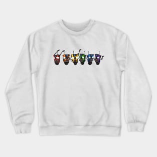 Borderlands Claptrap Rainbow - Horizontal Crewneck Sweatshirt